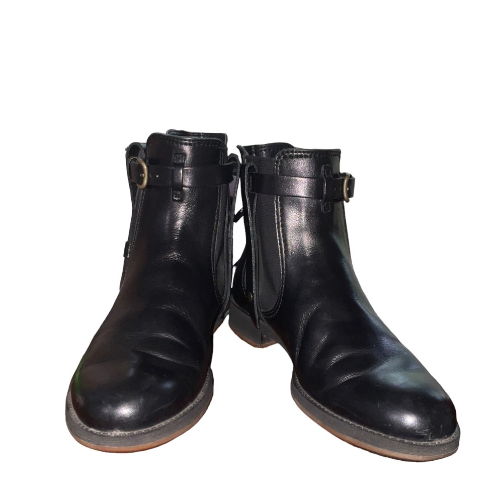 SOLD! ECCO Saunter Mid Cut Leather Chelsea Ankle Boots Sz EU37/US6 - 6.5 - Picture 6 of 16